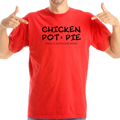 Ollie's: "Chicken Pot Pie" - 100% Cotton Graphic T-Shirt