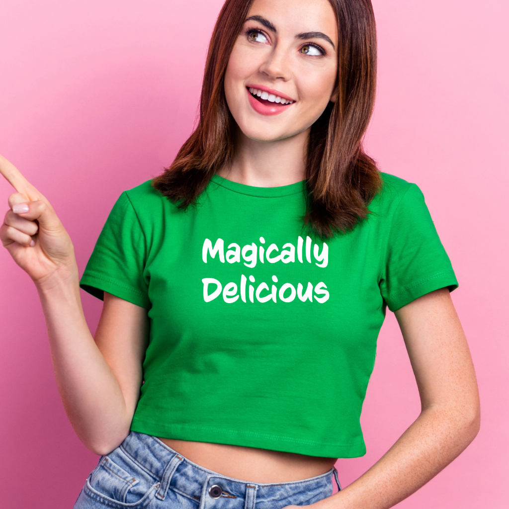 Ollie's: "Magically Delicious" - 100% Cotton Graphic T-Shirt