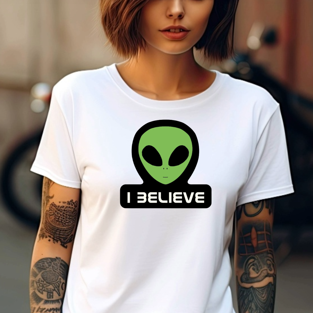 Ollie's: "I Believe" - 100% Cotton Graphic T-Shirt