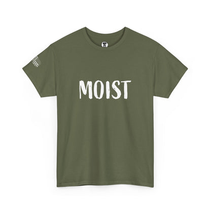 Ollie's: 'Moist' - 100% Cotton Graphic T-Shirt