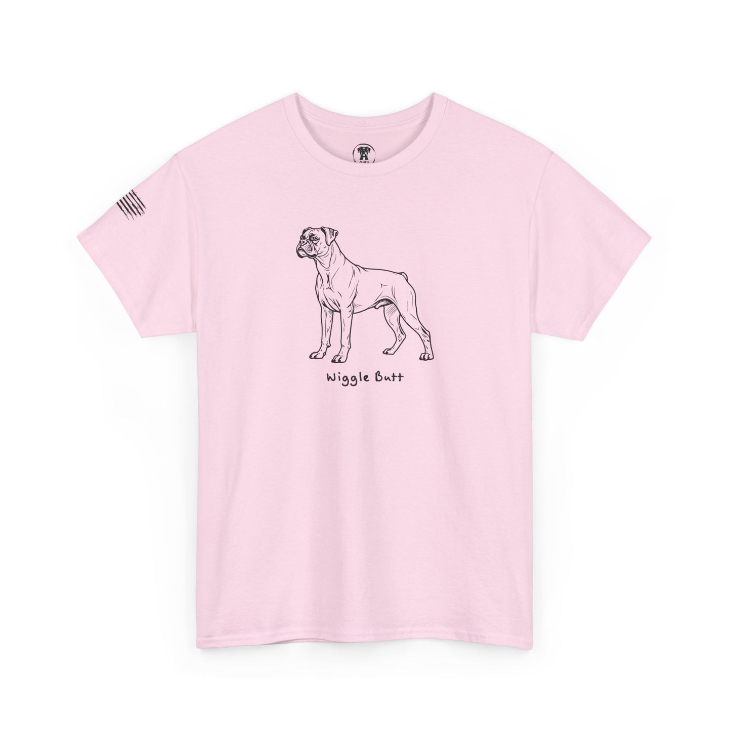 Ollie's: 'Wiggle Butt Dog'- 100% Cotton T-shirt