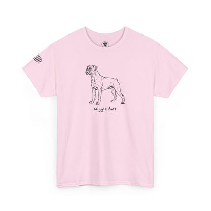 Ollie's: 'Wiggle Butt Dog'- 100% Cotton T-shirt
