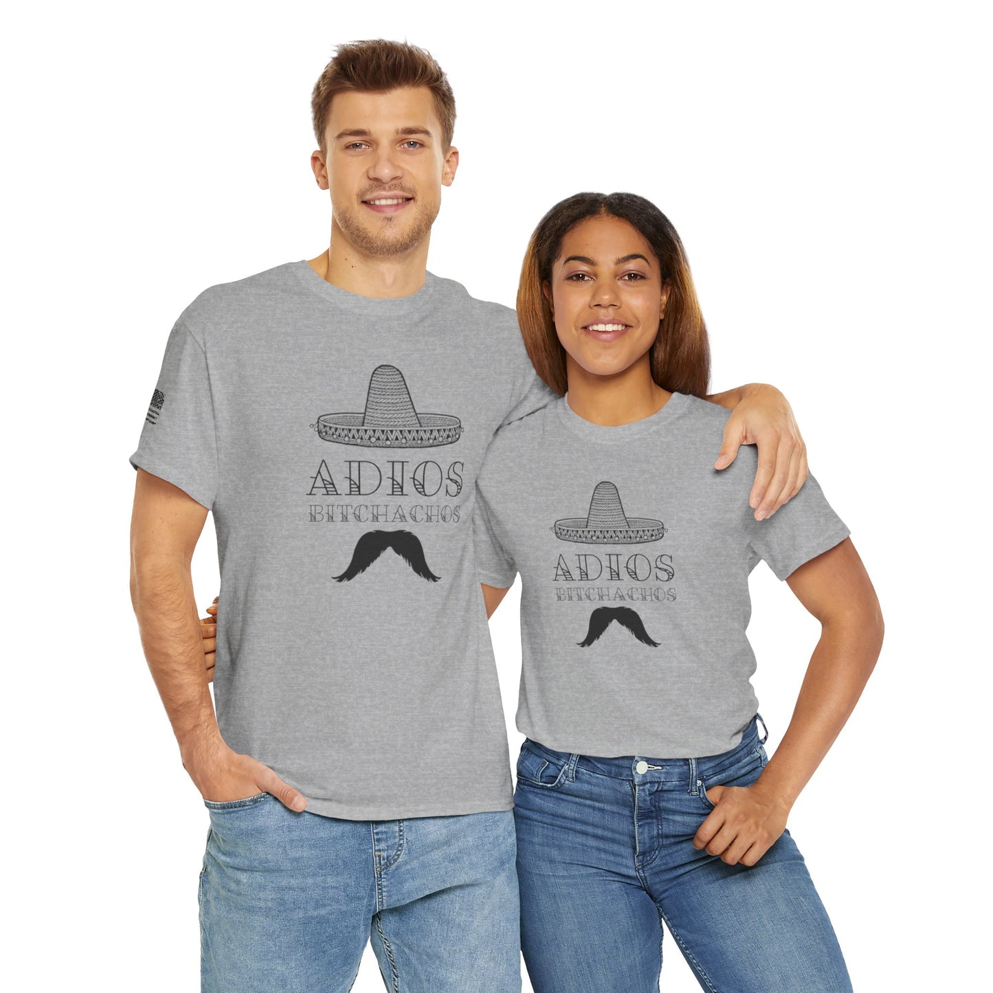 Ollie's: Adios Bitchachos - 100% Cotton T-shirt