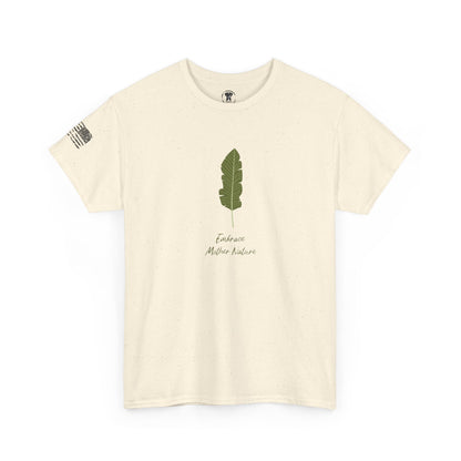 Ollie's: "Embrace Mother Nature" - 100% Cotton Graphic T-Shirt