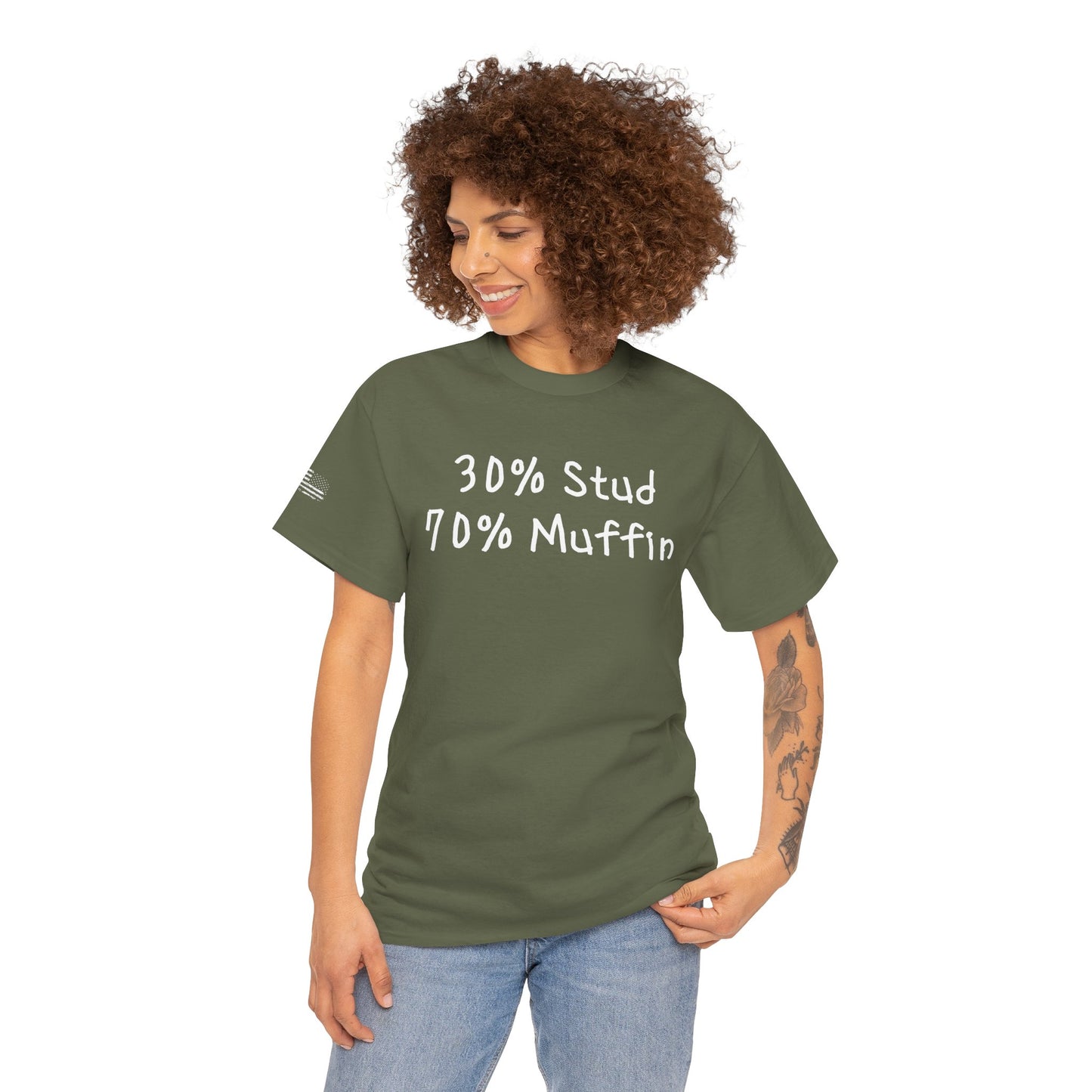 Ollie's 30% Stud 70% Muffin - 100% Cotton T-shirt