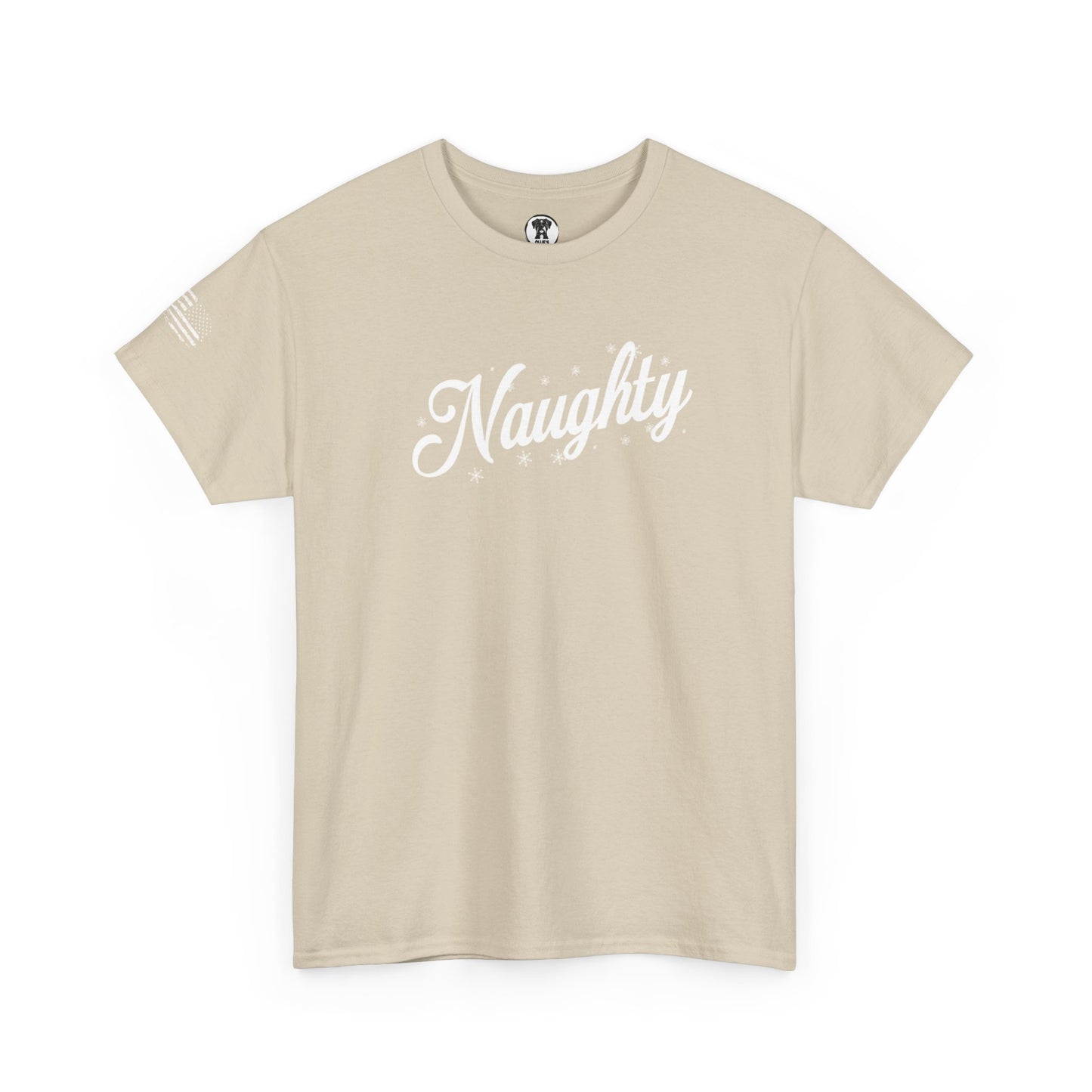 Ollie's: Holiday "Naughty" - 100% Cotton Graphic T-Shirt