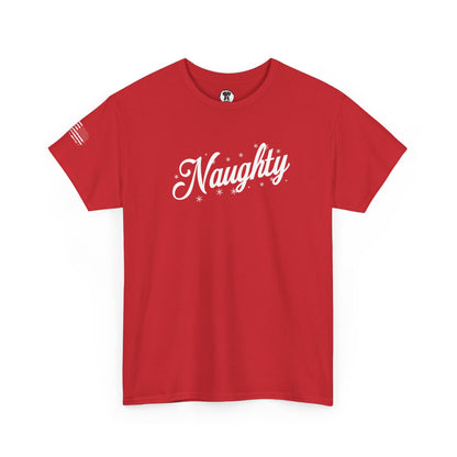 Ollie's: Holiday "Naughty" - 100% Cotton Graphic T-Shirt