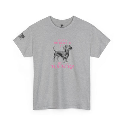 Ollie's: "Easily Distracted By Wieners" - 100% Cotton Graphic T-Shirt
