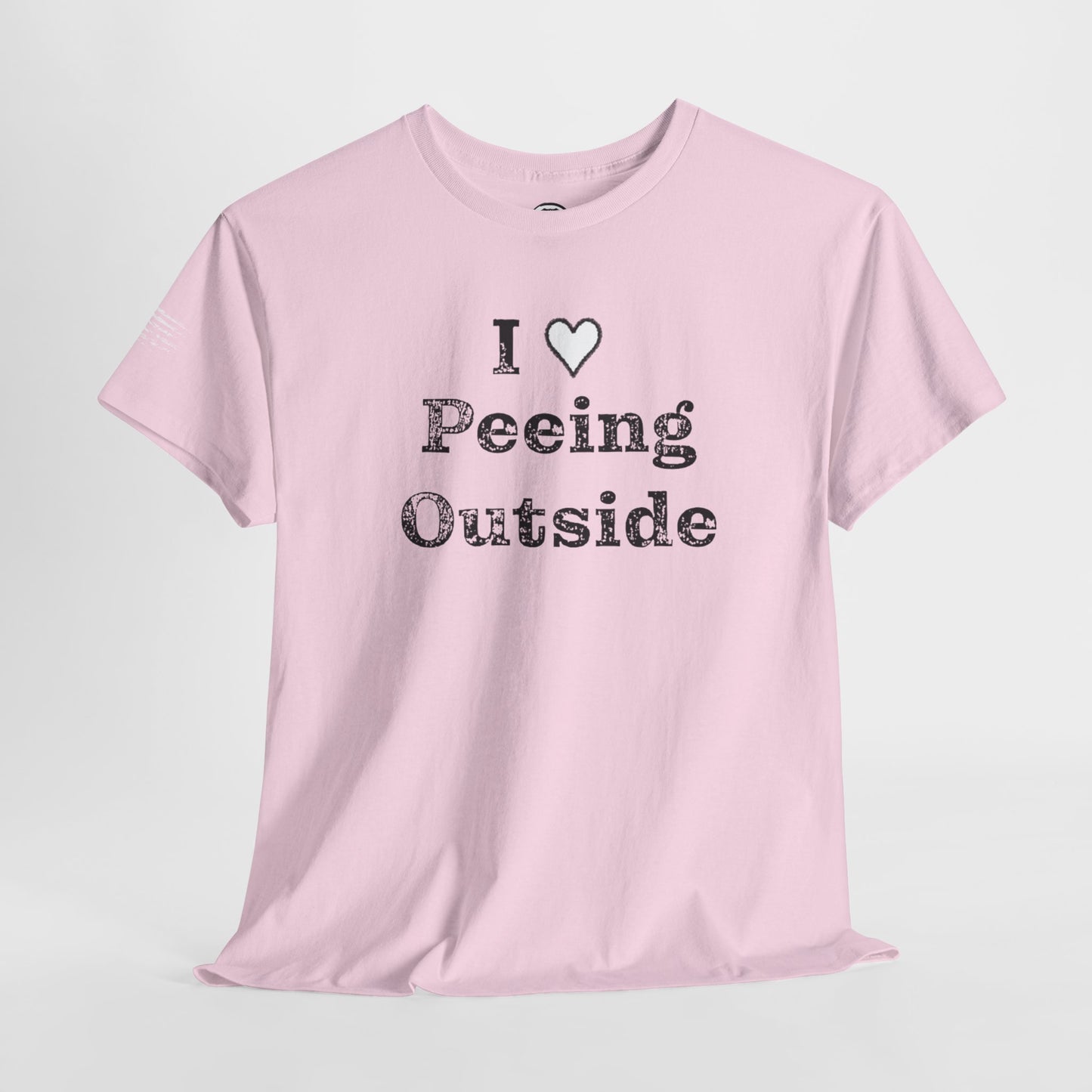 Ollie's: 'I Love Peeing Outside' - 100% Cotton T-shirt
