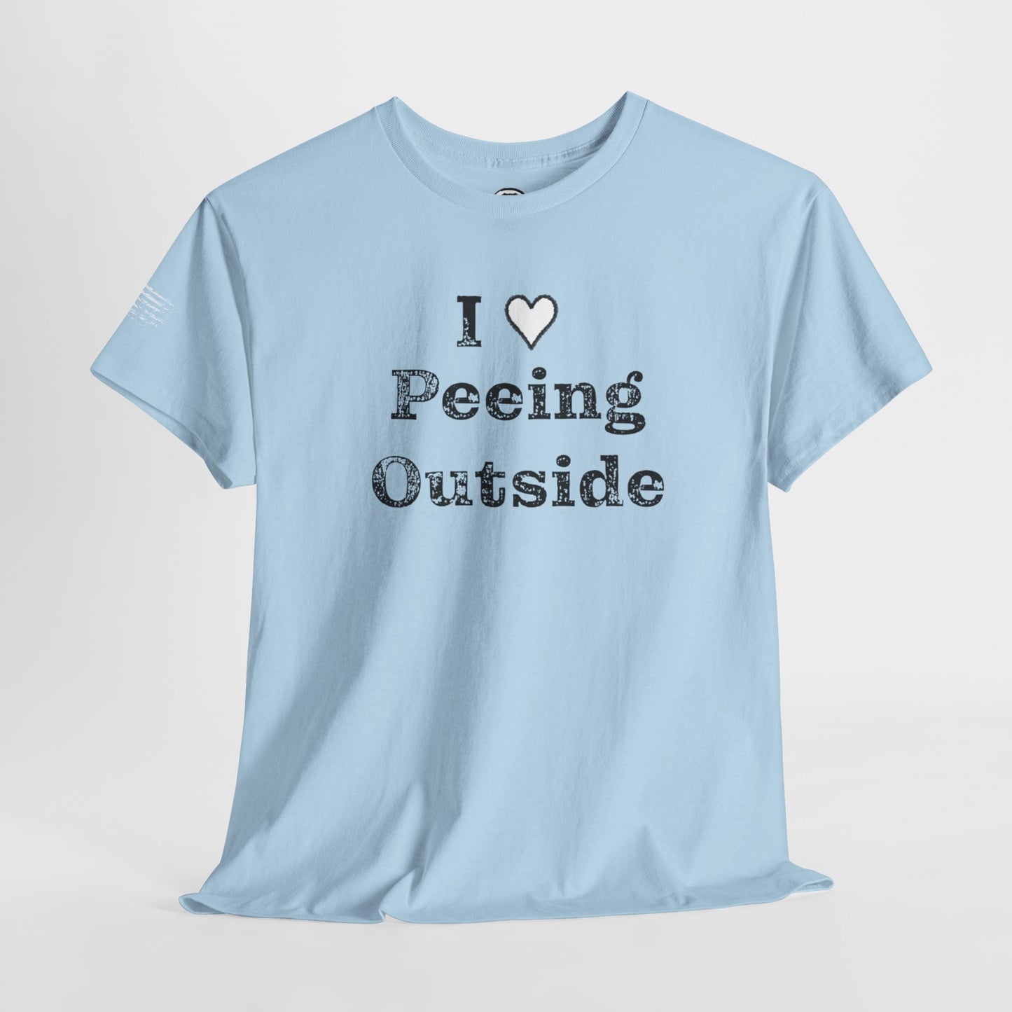 Ollie's: 'I Love Peeing Outside' - 100% Cotton T-shirt
