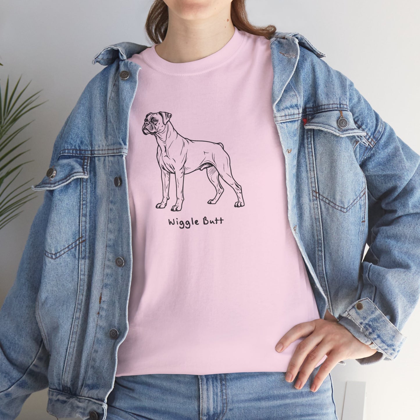 Ollie's: 'Wiggle Butt Dog'- 100% Cotton T-shirt