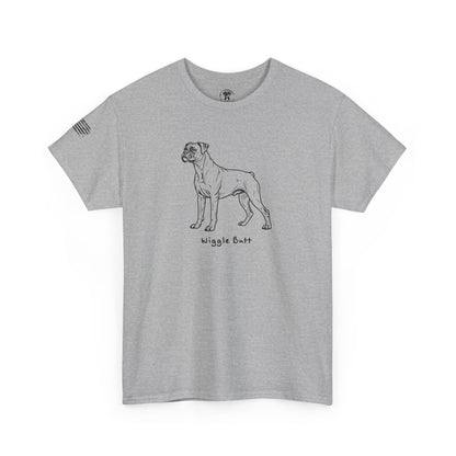Ollies': Wiggle Butt Boxer T-Shirt - 100% Cotton