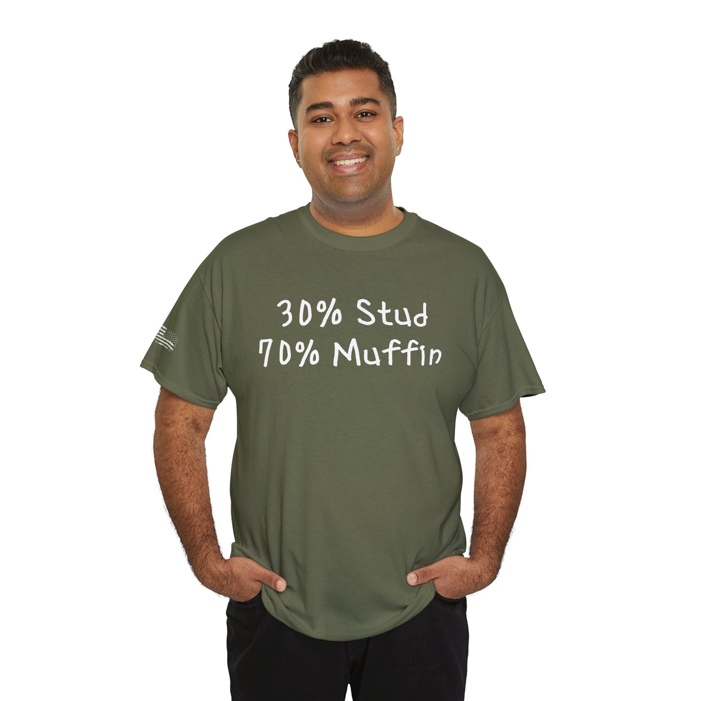 Ollie's 30% Stud 70% Muffin - 100% Cotton T-shirt