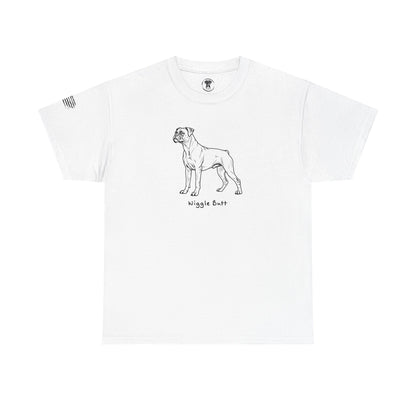 Ollies': Wiggle Butt Boxer T-Shirt - 100% Cotton
