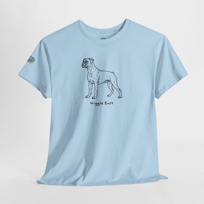 Ollie's: 'Wiggle Butt Dog'- 100% Cotton T-shirt