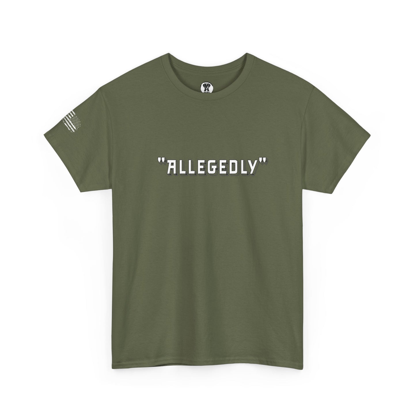 Ollie's: 'Allegedly' - 100% Cotton T-Shirt