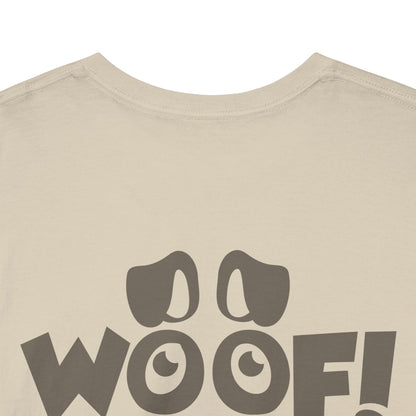 Ollie's: I Love Dogs Woof T Shirt - 100% Cotton