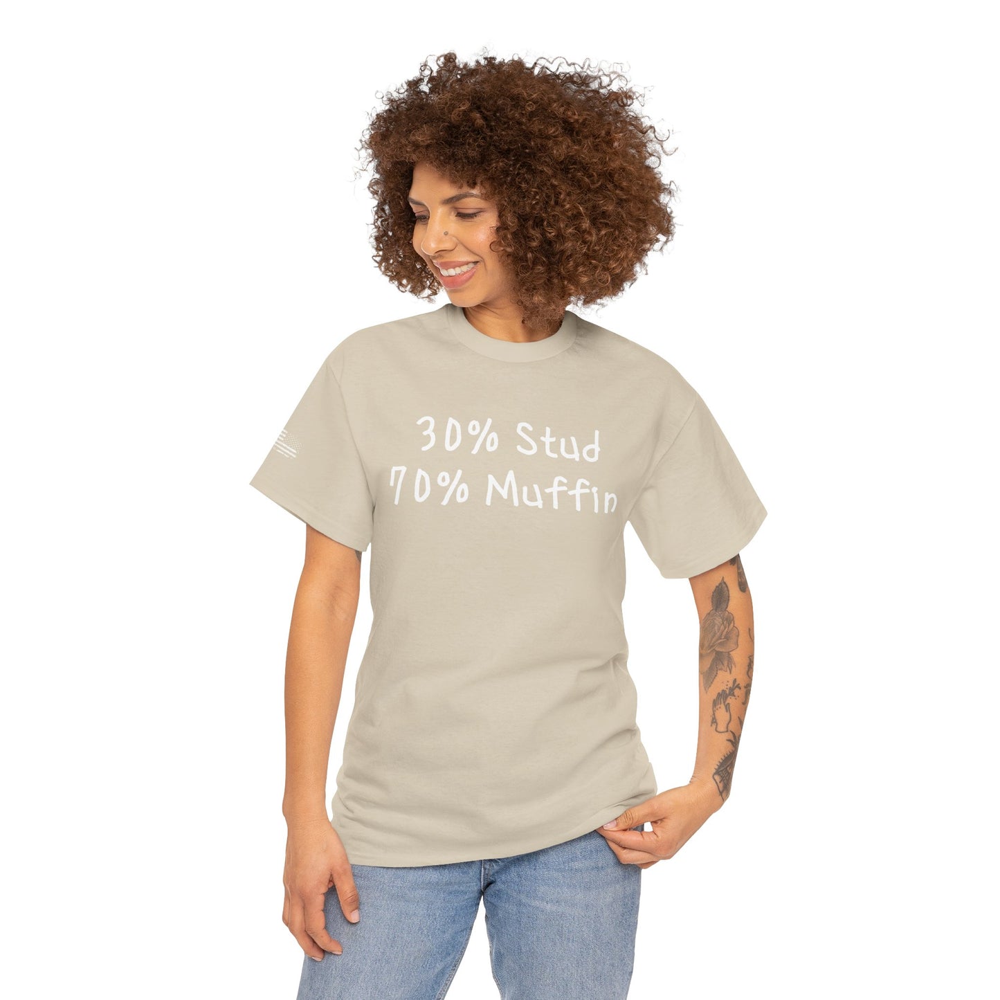 Ollie's 30% Stud 70% Muffin - 100% Cotton T-shirt