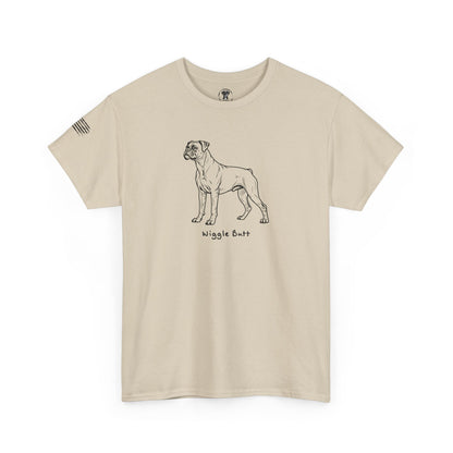 Ollie's: 'Wiggle Butt Dog'- 100% Cotton T-shirt