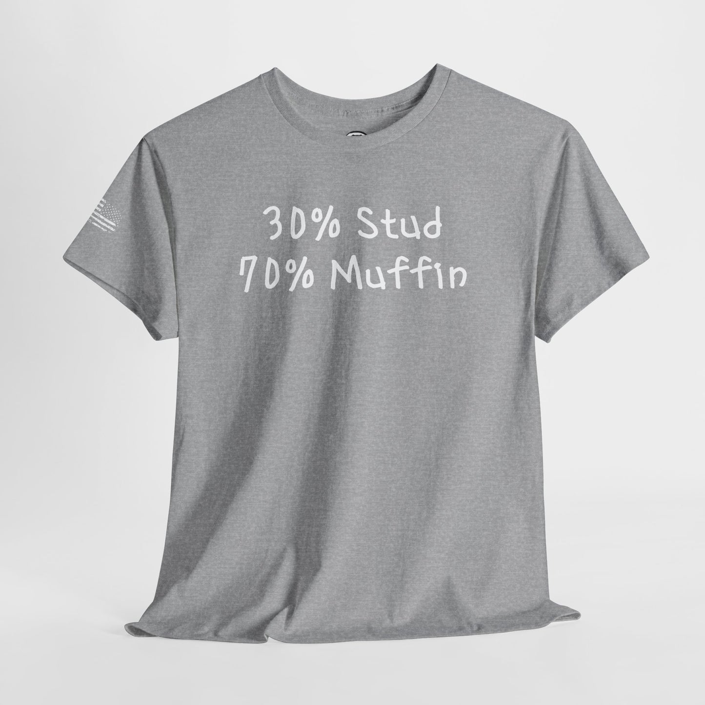 Ollie's '30% Stud 70% Muffin' - 100% Cotton T-shirt