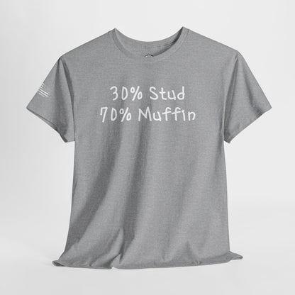 Ollie's '30% Stud 70% Muffin' - 100% Cotton T-shirt