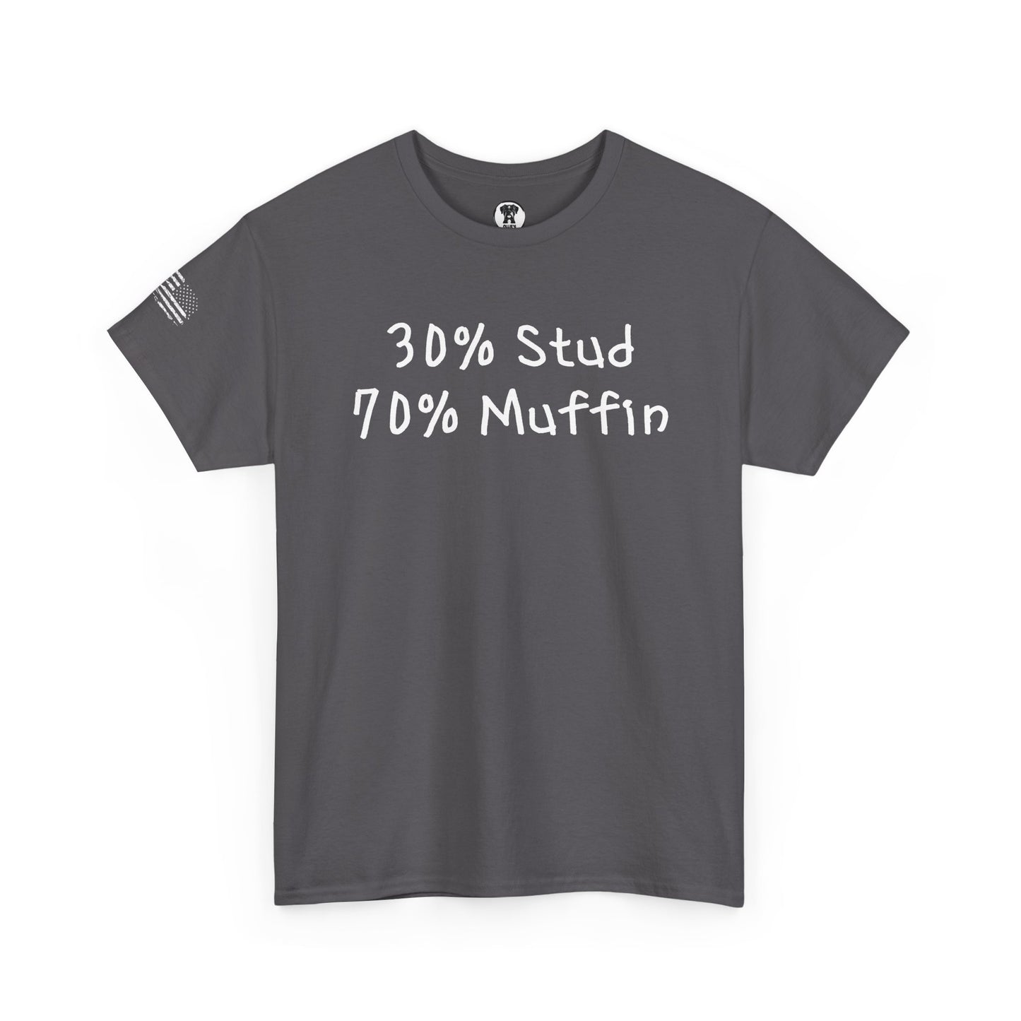 Ollie's 30% Stud 70% Muffin - 100% Cotton T-shirt