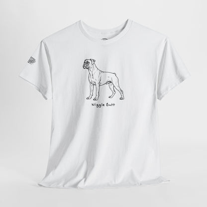 Ollie's: 'Wiggle Butt Dog'- 100% Cotton T-shirt