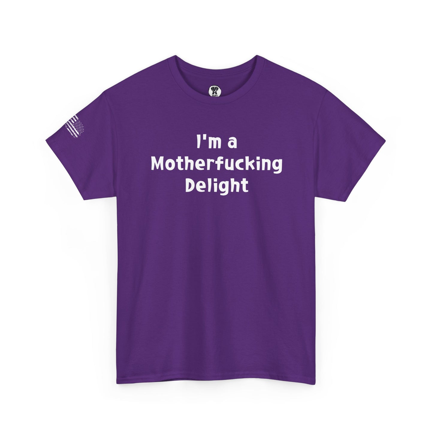 Ollie's: "I'm a Motherfucking Delight" - 100% Cotton Graphic T-Shirt