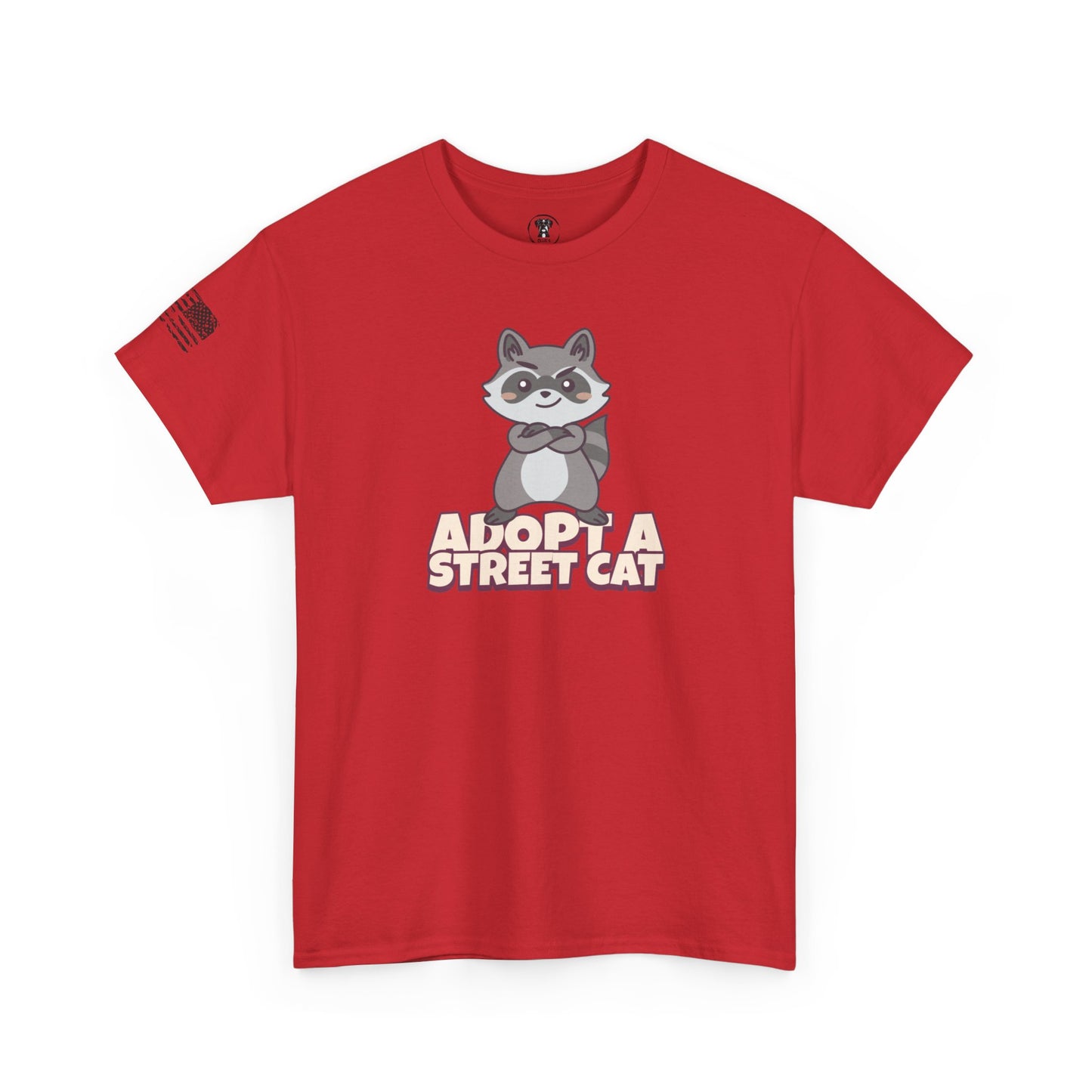 Ollie's: "Adopt a Street Cat" - 100% Cotton Graphic T-Shirt