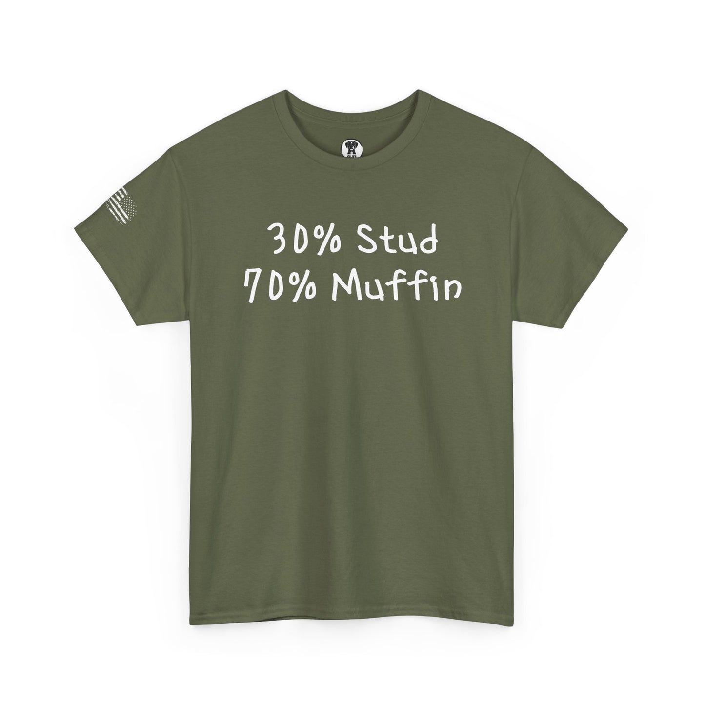 Ollie's 30% Stud 70% Muffin - 100% Cotton T-shirt