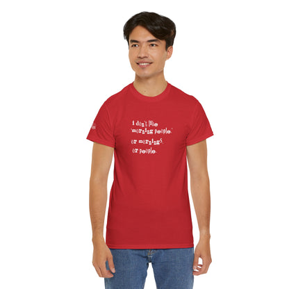Ollie's: I Don't Like Mornings - 100% Cotton T-shirt