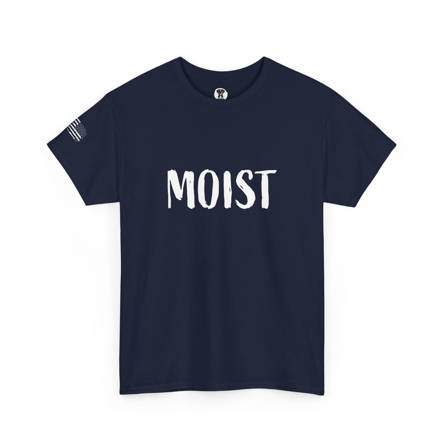Ollie's: 'Moist' - 100% Cotton Graphic T-Shirt