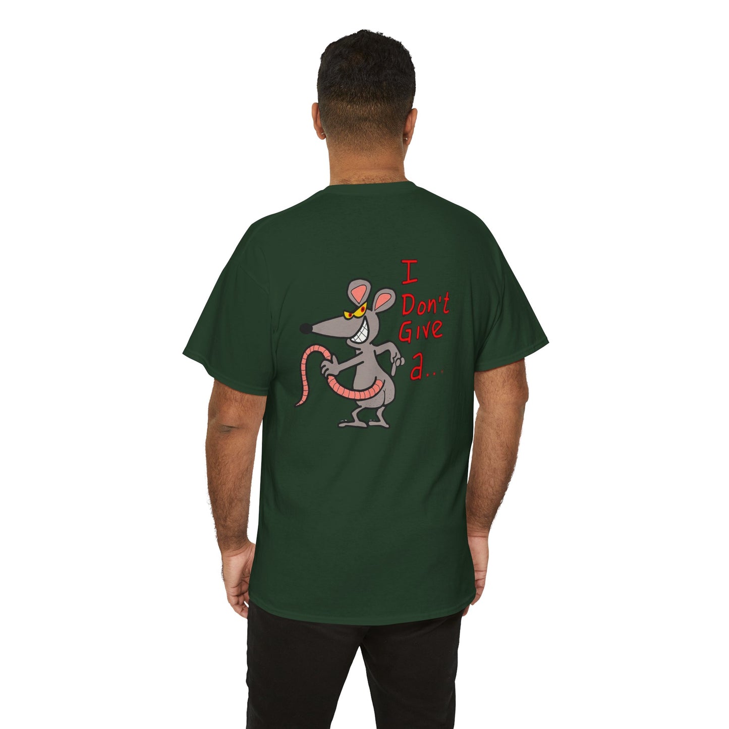 Ollie's: 'Rat's Ass Tee Shirt' - 100% Cotton T-shirt