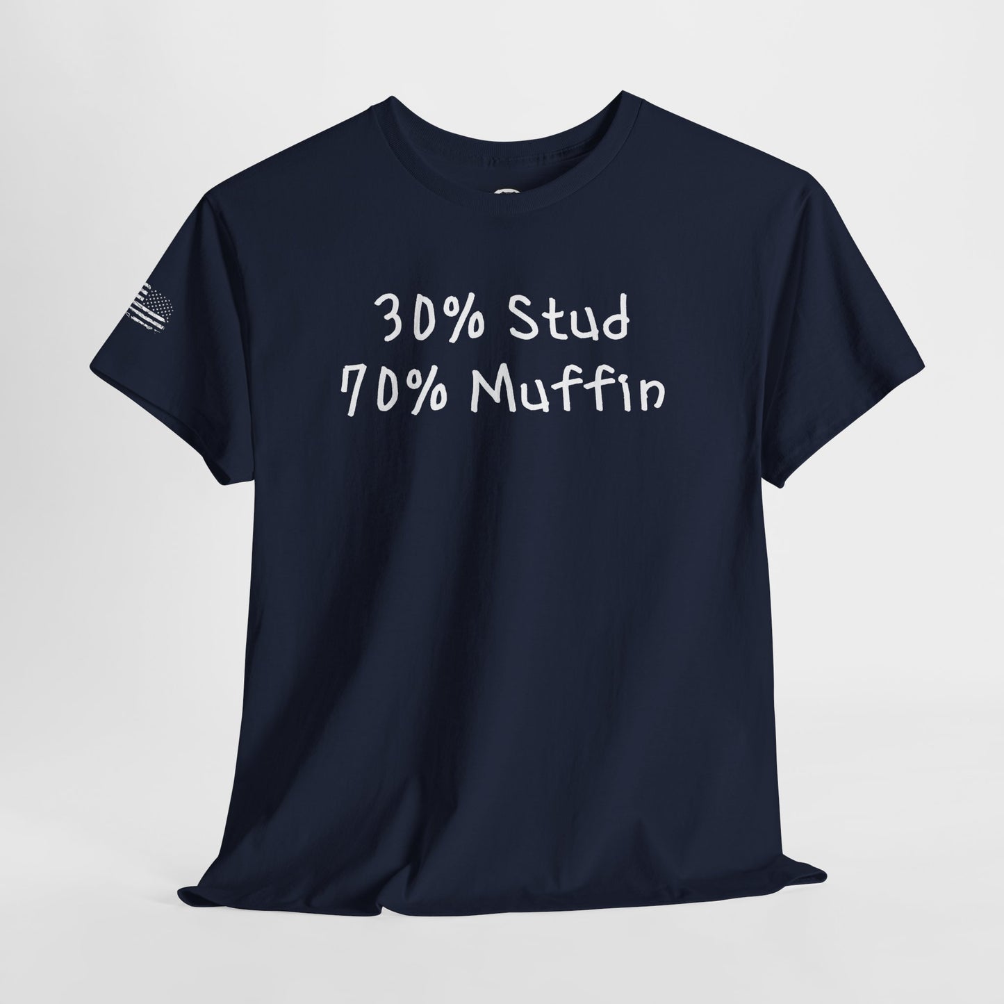 Ollie's '30% Stud 70% Muffin' - 100% Cotton T-shirt