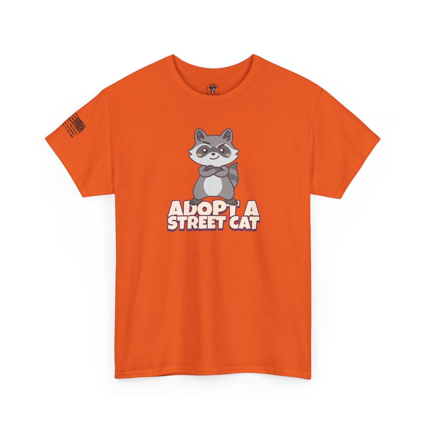 Ollie's: "Adopt a Street Cat" - 100% Cotton Graphic T-Shirt