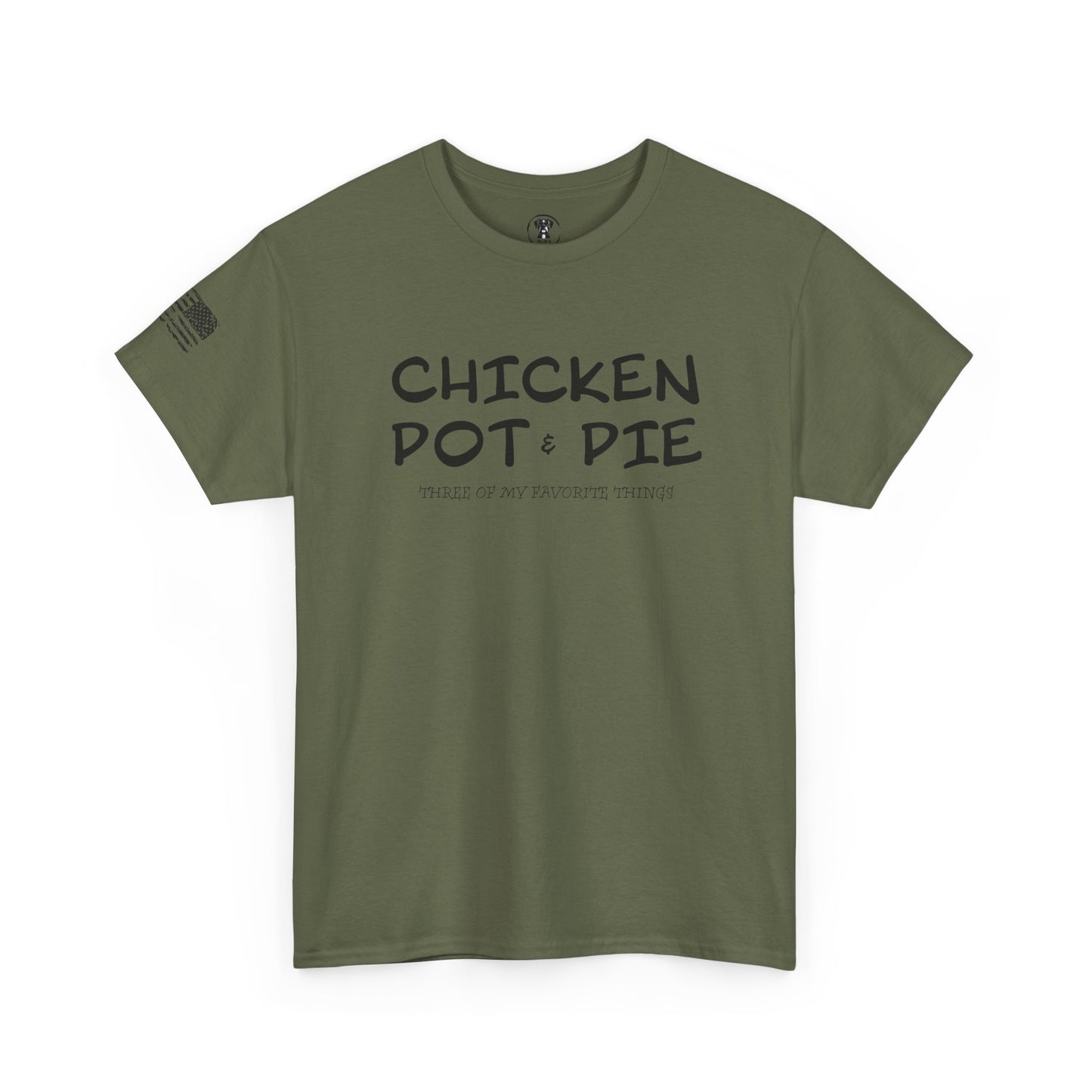 Ollie's: "Chicken Pot Pie" - 100% Cotton Graphic T-Shirt