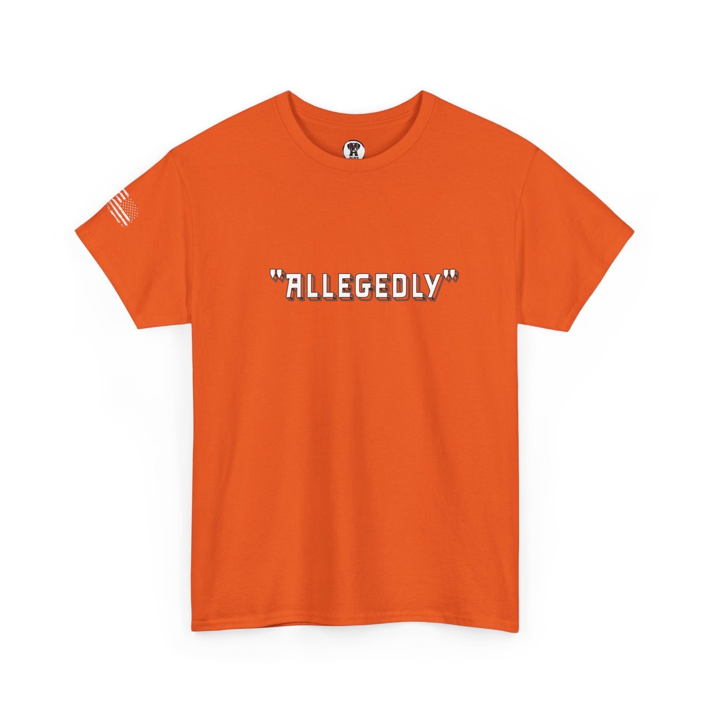 Ollie's: 'Allegedly' - 100% Cotton T-Shirt