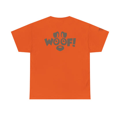 Ollie's: 'I Love Dogs Woof' - 100% Cotton T-shirt