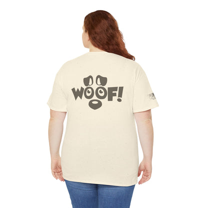 Ollie's: 'I Love Dogs Woof' - 100% Cotton T-shirt