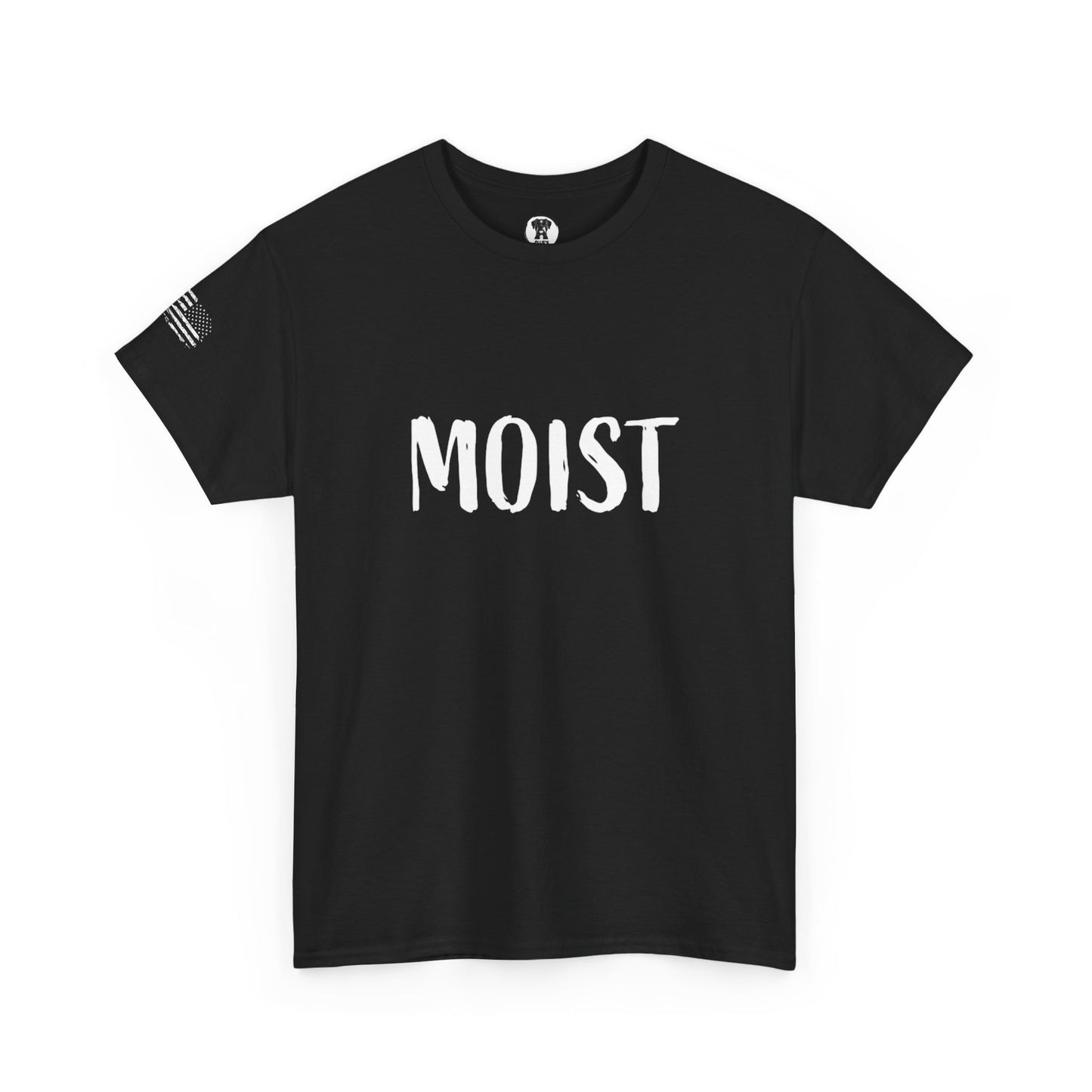 Ollie's: 'Moist' - 100% Cotton Graphic T-Shirt