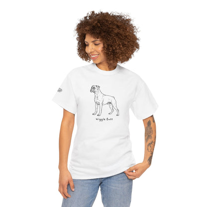 Ollie's: 'Wiggle Butt Dog'- 100% Cotton T-shirt