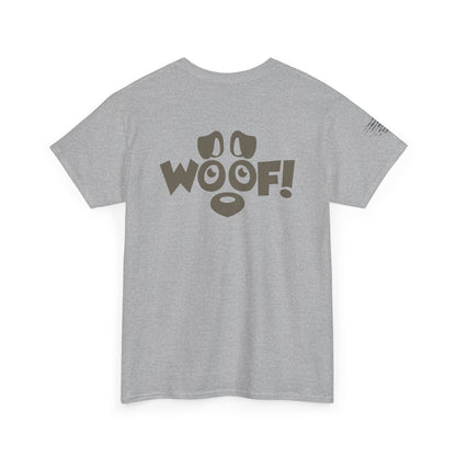 Ollie's: 'I Love Dogs Woof' - 100% Cotton T-shirt
