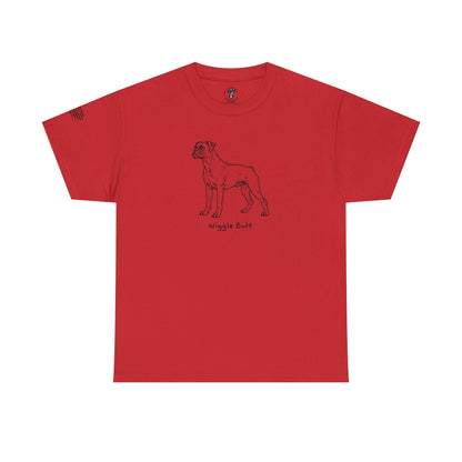 Ollie's: 'Wiggle Butt Dog'- 100% Cotton T-shirt