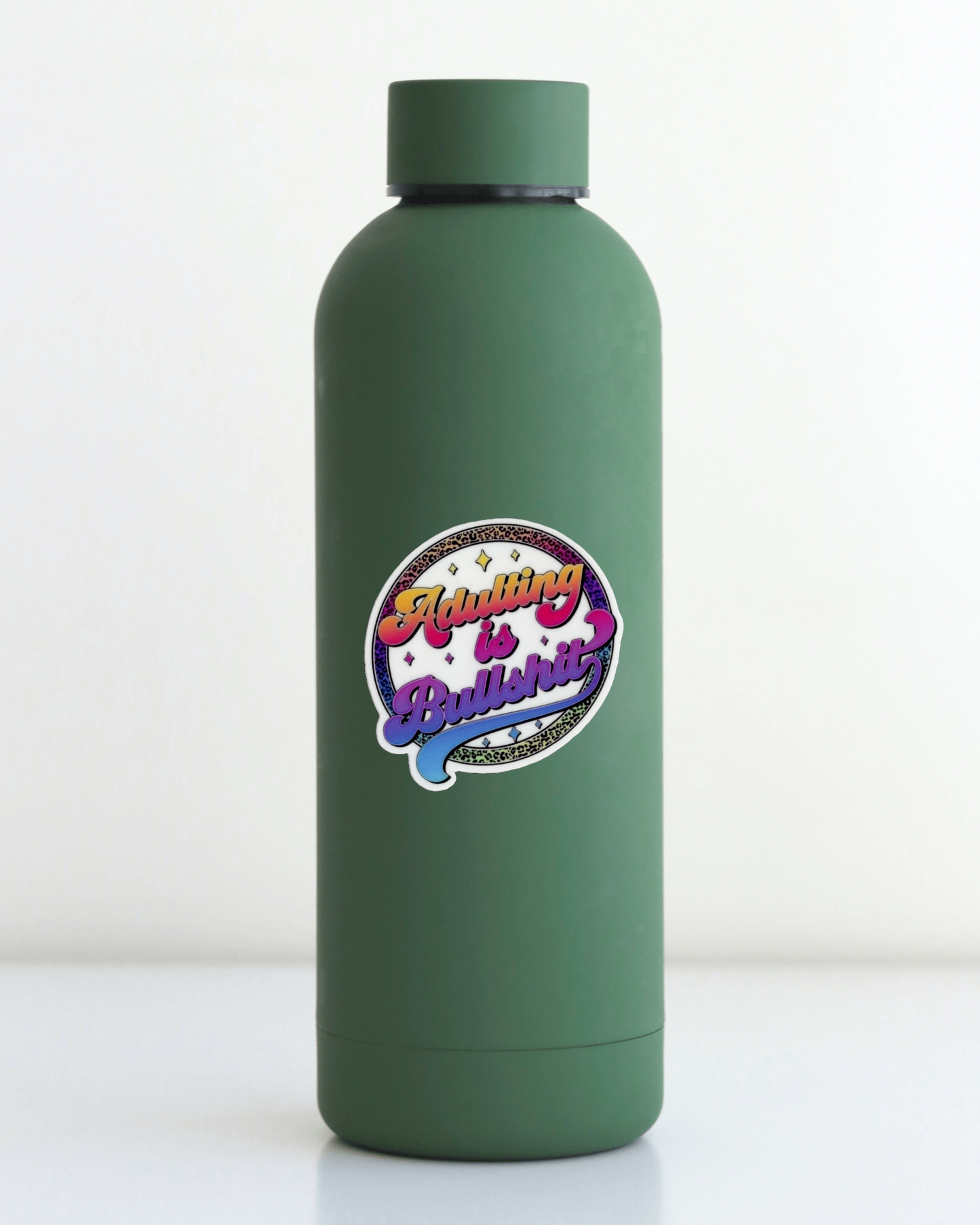 Durable vinyl die-cut Adulting Sticker