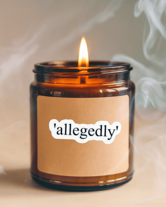 Allegedly Sticker