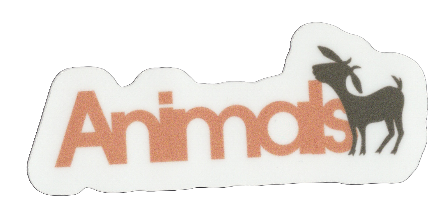 Durable vinyl die-cut Animals Sticker