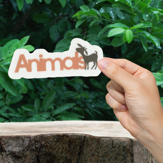 Animals Sticker - Durable, Vinyl