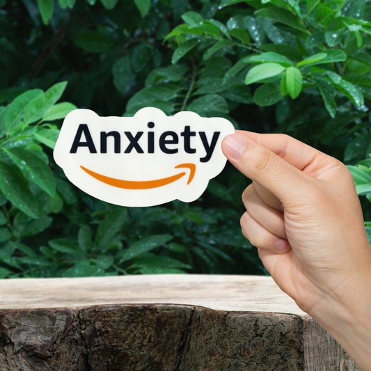 Anxiety Sticker - Durable, Vinyl