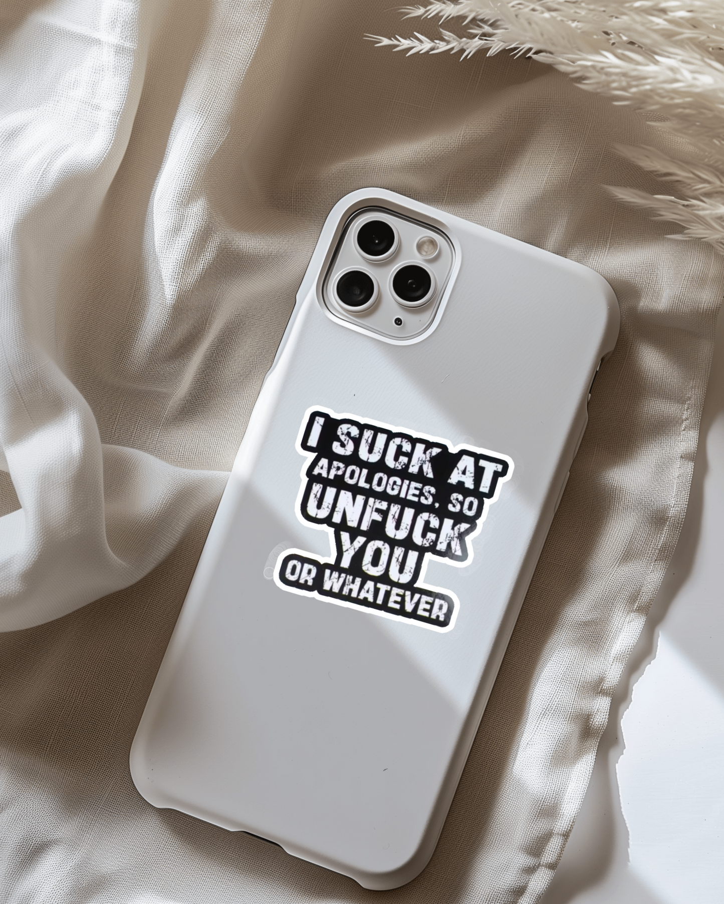 Apologies Sticker