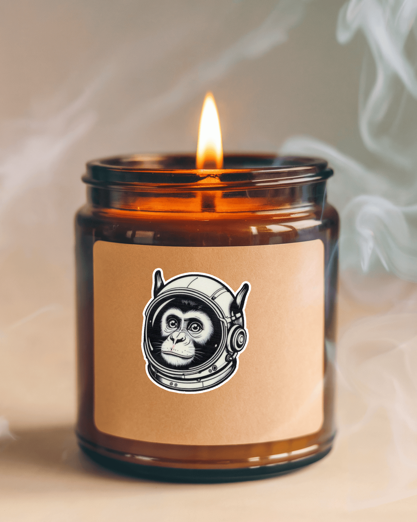 Astro Monkey Sticker